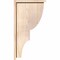 Ekena Millwork Ridgewood Smooth Corbel w/Backplate, Douglas Fir, 7 1/2"W x 14"D x 26"H COR08X14X26RID01SDF - alternate 3
